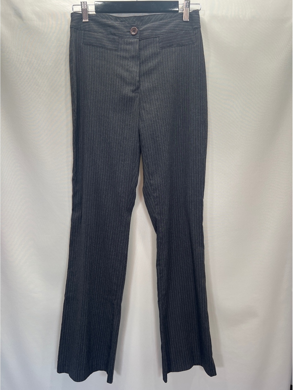 Y2K Pinstripe Flare Dress Pants Women's Size 28